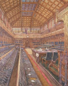 Innenansicht des House of Commons, Juni 1897 von Frederick Walter Lee