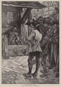 "Nach dem Abendessen kommt die Rechnung" (Gravur) von Frederick William Burton