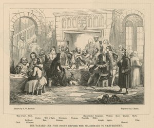 Das Tabard Inn, die Nacht vor der Pilgerreise nach Canterbury