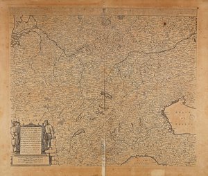 Zentral-Nordeuropa und Norditalien, Karte von Frederik de Wit, Amsterdam, Kupferstich
