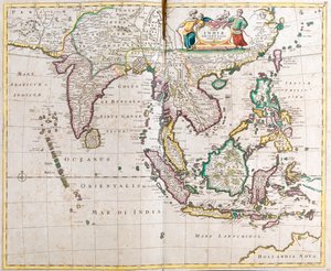 Pakistan, Indien, Nepal, Bhutan, Bangladesch, Burma, Thailand, Laos, Kambodscha, Vietnam, Malaysia, Indonesien, die Philippinen