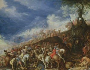 Alexander der Große und seine Hauptleute erobern Kaiser Darius zurück