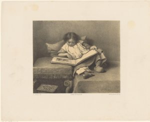 Kind mit Bilderbuch
