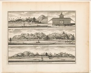 Drei Festungen auf Ambon von Frederik Ottens