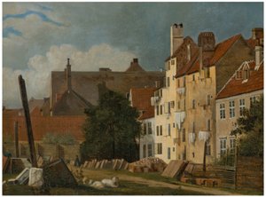Ansicht von Marmorpladsen, Kopenhagen von Frederik Sødring