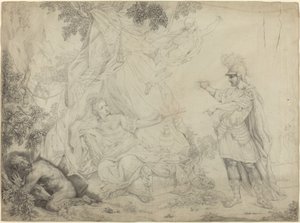 Circe und Ulysses von French 19th Century