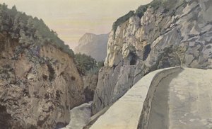 Aime, Isère-Schlucht, Straße von Moutiers nach Aoste von French Photographer