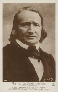 Alfred de Vigny (1797-1863), französischer Dichter und Schriftsteller von French Photographer