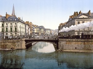 Zusammenfluss von Edre und Loire in Nantes von French Photographer