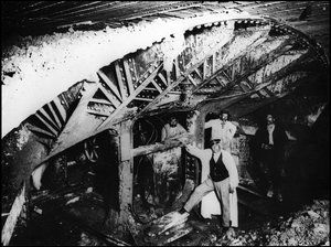 Bau der Pariser Metro - Arbeiten an der Linie 1 von French Photographer