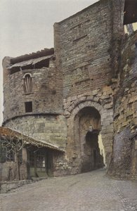 Cordes, Stadttor von French Photographer