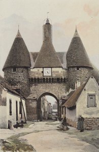 Déols, Altes Stadttor von French Photographer