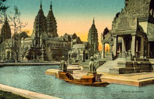 Kolonialausstellung von Marseille, Palast von Indochina von French Photographer