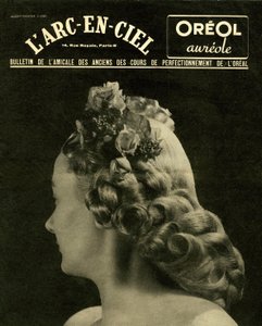 Frisuren und Färben in Frankreich in der unmittelbaren Nachkriegszeit; Titelblatt von L