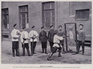 Die russische Armee: Bajonettfechten (s/w Foto) von French Photographer