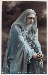 La Belle Otero (1868-1965) eine spanische Schauspielerin, Tänzerin und Kurtisane.
