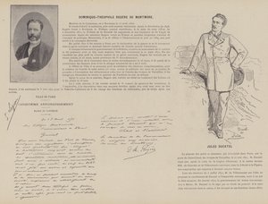 La Commune de Paris, Dominique-Theophile Regere De Montmore, Jules Ducatel (s/w Foto) von French Photographer