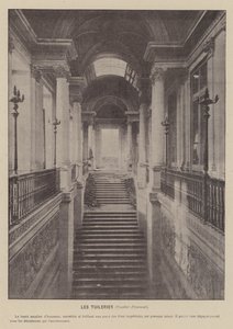 Die Kommune von Paris, Die Tuilerien, Ehrentreppe von French Photographer