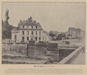 Die Kommune von Paris, Pont de Neuilly, Seite von Puteaux von French Photographer