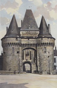 La Ferte-Bernard, Stadttor, Eingangsseite (Rathaus) von French Photographer