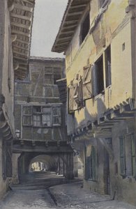 Lisle-sur-Tarn, Eingang zum Hauptplatz von French Photographer