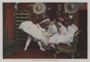 Mademoiselle Viollat und Mademoiselle Blanc, zweite Sujets von French Photographer