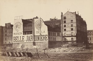 Maison de la Belle Jardinière, 1866 oder 1867 von French Photographer