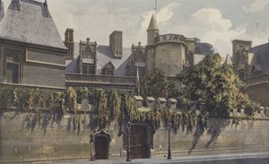 Paris, Hotel de Cluny, Eingang des Museums von French Photographer