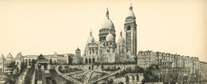 Paris, Die Basilika Sacré-Cœur von Montmartre von French Photographer