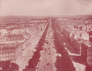 Paris: Perspektive der Champs Elysees von French Photographer
