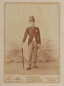 Fotografie aus einem Souvenir-Album in Erinnerung an Boni de Castellane von French Photographer