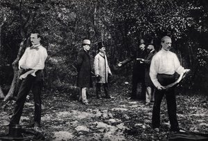 Fotografische Inszenierung: das Duell mit dem Spee