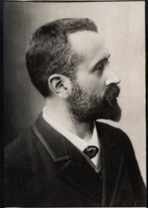 Porträt von Alphonse Bertillon (1853-1914), französischer Polizeibeamter und Biometrieforscher von French Photographer