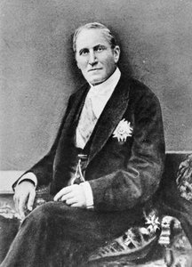Porträt von Baron Georges Eugene Haussmann (1809-91) aus Memoires du Baron Haussmann, Paris, Victor Havard Editeur, 1889