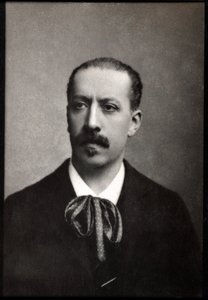 Porträt von Charles Marie Jean Albert Widor (1844-1937), französischer Organist, Komponist und Lehrer von French Photographer