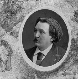 Porträt von Gustave Doré (1832-83) (s/w Foto) (Detail) von French Photographer