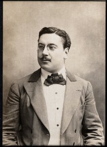 Porträt von Léon Xanrof (1867-1953), französischer Dramatiker und Liedermacher