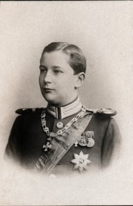 Porträt von Prinz Eitel Friedrich von Preußen (1883-1942). von French Photographer