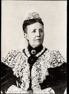 Porträt von Sophia von Nassau (1836-1913), Königin von Schweden und Norwegen von French Photographer