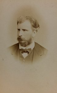 Porträt von William Bouguereau, französischer Maler, carte de visite