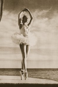 Rosella Hightower in Schwanensee, aus Grand Ballet de Monte-Carlo, 1949 von French Photographer
