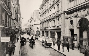 Rue de Provence, Paris (s/w Foto)