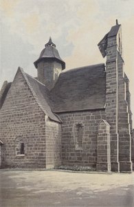 Saint-Cyr-la-Roche, Kirche, Gesamtansicht Norden von French Photographer