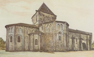Saint-Maurice, Kirche, Gesamtansicht N von French Photographer