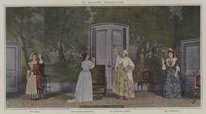 Szene aus einer Aufführung von Le Malade Imaginaire, von Molière von French Photographer