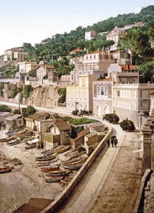 Die Corniche in Marseille, veröffentlicht um 1900 von French Photographer
