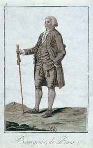 Ein Bürger von Paris, 1787 von French School
