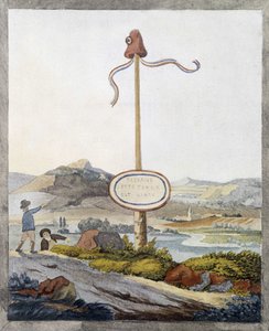 Eine französische Grenze zur Zeit der Revolution von 1789: „Passagiere, dieses Land ist frei“