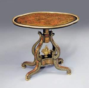 Ein Napoleon III "Boulle" Gelegenheits-Tisch, Mitte des 19. Jahrhunderts