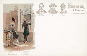 Erster Akt, La Bohème von French School